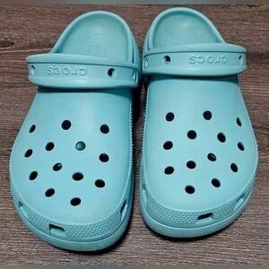 Womens Crocs Aqua Blue Sizs 8